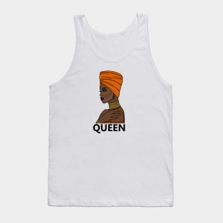 Afro Queen Black Girl Magic, Melanin Tank Top